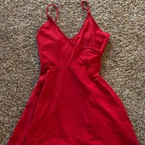 FOREVER 21 Red Skater Dress
